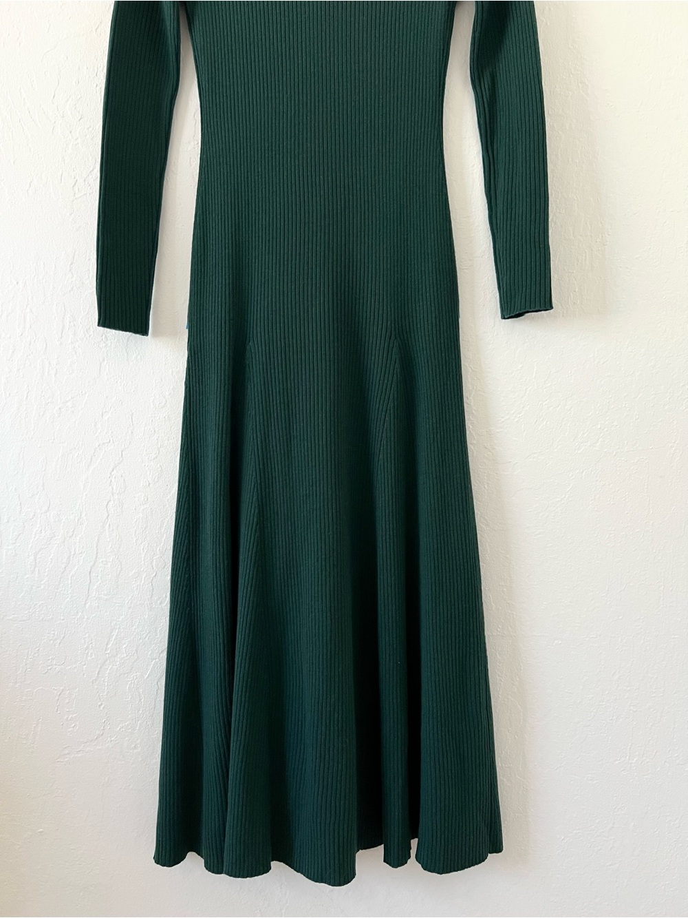 Polo Ralph Lauren Rib-Knit Merino Wool Polo Sweater Dress - Picture 11 of 13